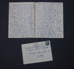 Synchromism in Rome - Autograph Letter Signed by Morgan Russell - 1935