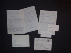 Gloria ai Pecci Blunt! - 2 Autograph Letters Signed by Dino Grandi - 1957/1958