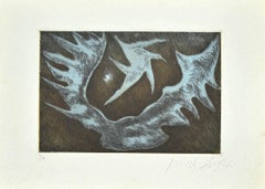 Northern Light - Original Etching on Paper by Pericle Fazzini - 1982