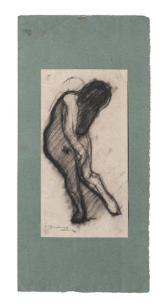 Figure - Original Drawing on Paper by Daniel Ginsbourg - 1921