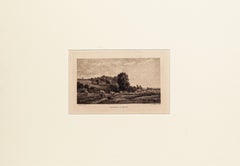 Paysage du Berri - Etching by Charles-François Daubigny - 19th Century