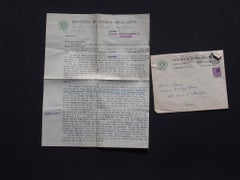 Il Selvaggio, La Resistenza e la Liberazione - Typewritten Letter - 1956