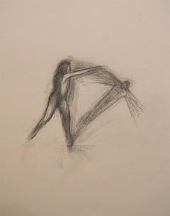 The Eternal Dance - Original Pencil on Paper by Andrea Fogli - 2004