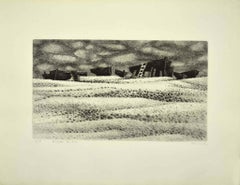 South Shore - Etching by Maurice Chot Plassot - 1929