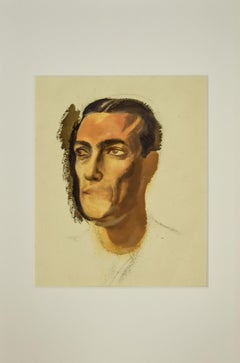 Portrait - Original Watercolor - 1930s