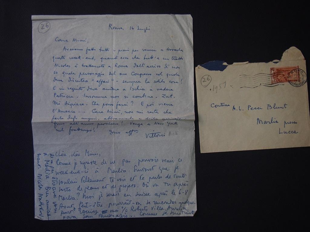 Autograph Letter Signed by Vittorio Rieti and Nicolas Nabokov - 1950s - Art by Vittorio Rieti; Nicolas Nabokov