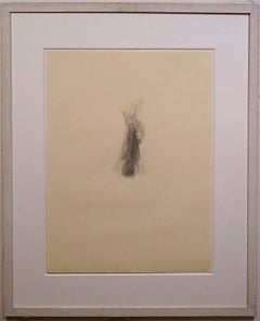 Tree and Moon - Original Pencil on Paper by Andrea Fogli - 2006