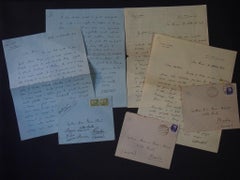 Vintage Springs Concerts - Autograph letters Signed by Vittorio Rieti - 1933