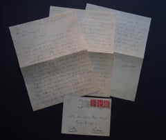 Spring-Concerts Report Autograph letters Signed by Vittorio Rieti -1930s