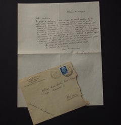 Autogramm-Brief, signiert von Alberto Savinio - 1934