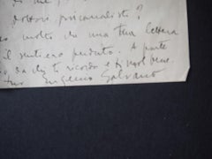 Lettre autographe signée par Eugenio Galvano - 1949