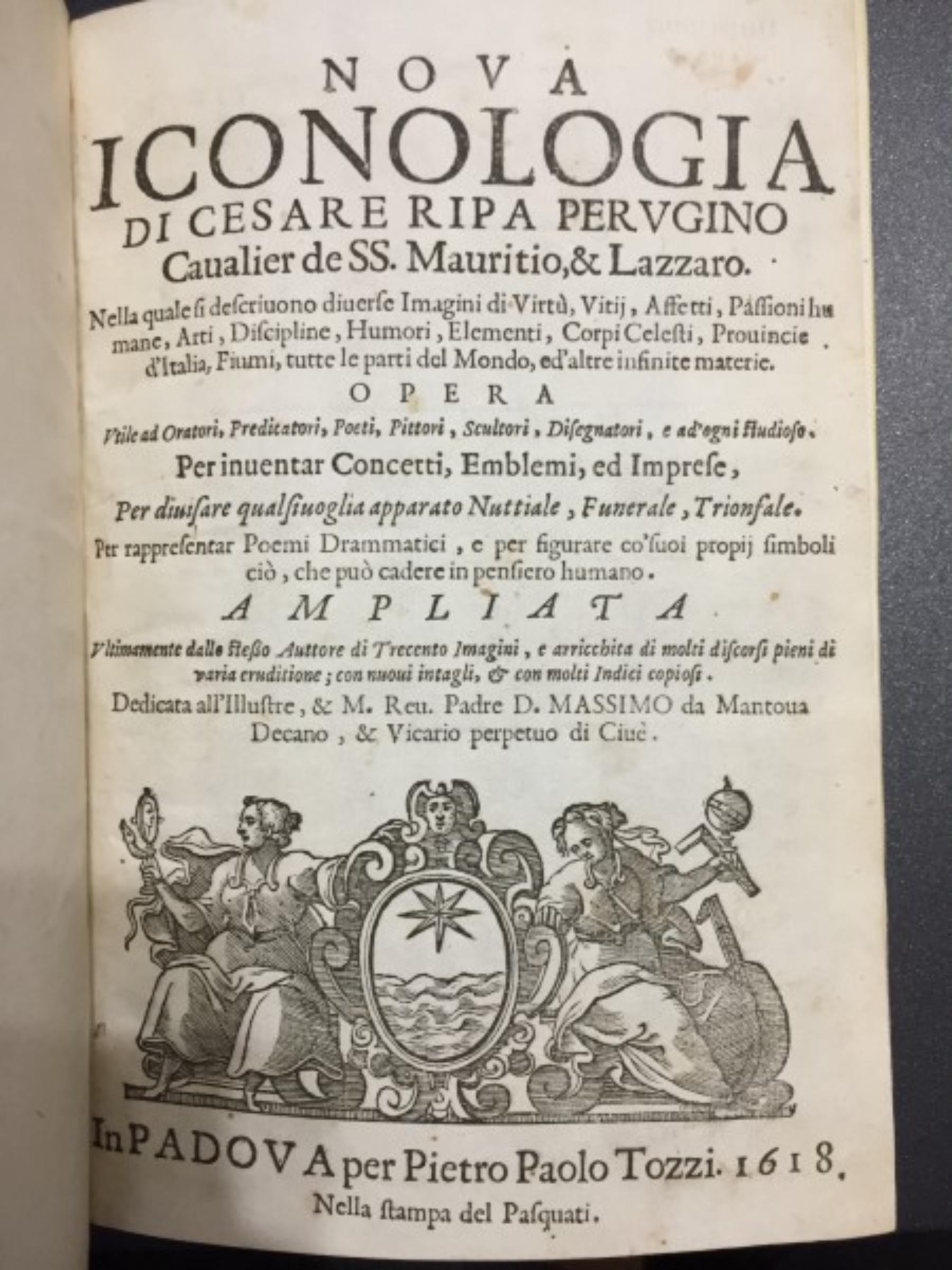 Nova Iconologia di Cesare Ripa Perugino  Illustratorisches Buch – 1618 im Angebot 2