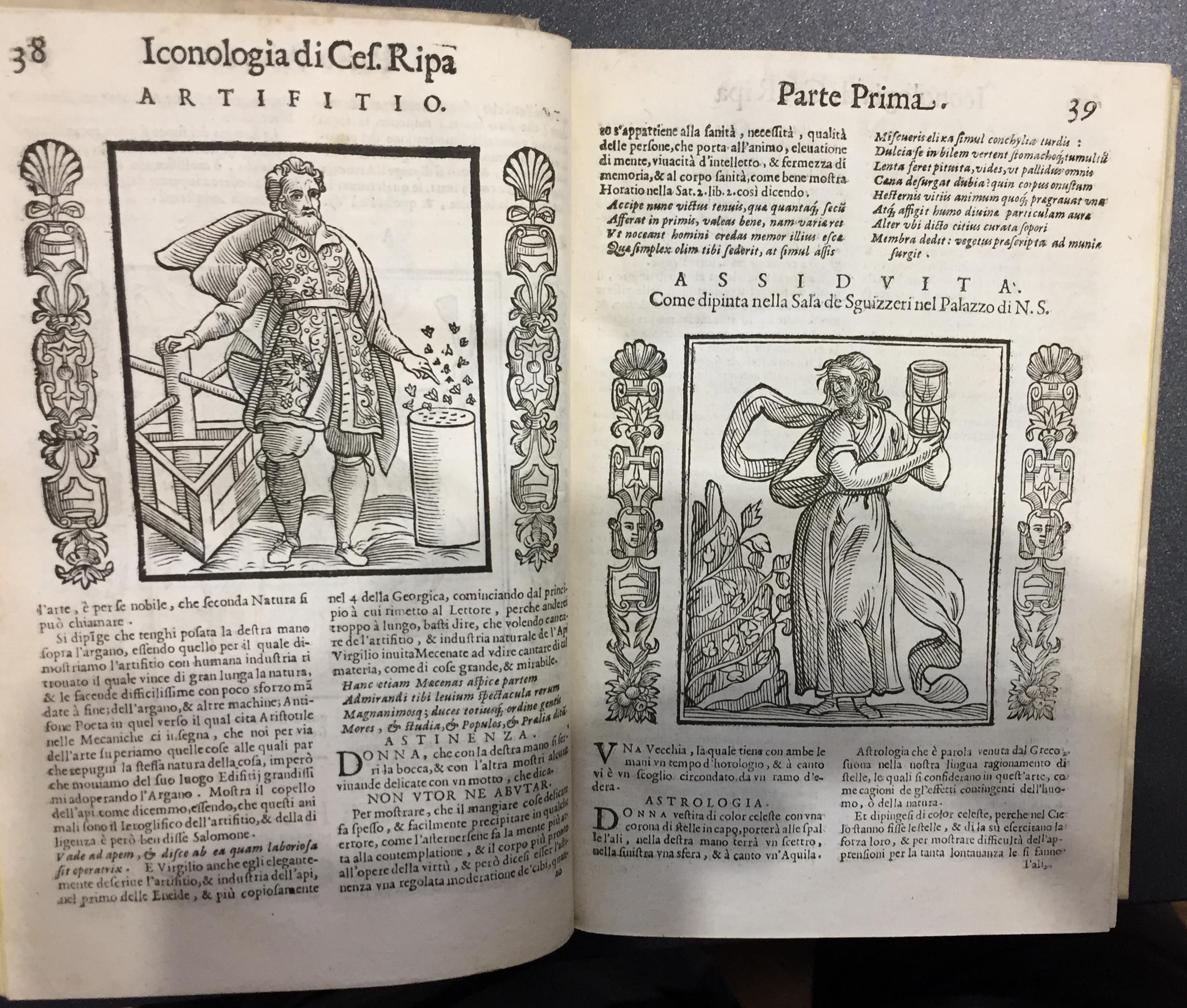 Nova Iconologia di Cesare Ripa Perugino -  illustrated Book - 1618 For Sale 1