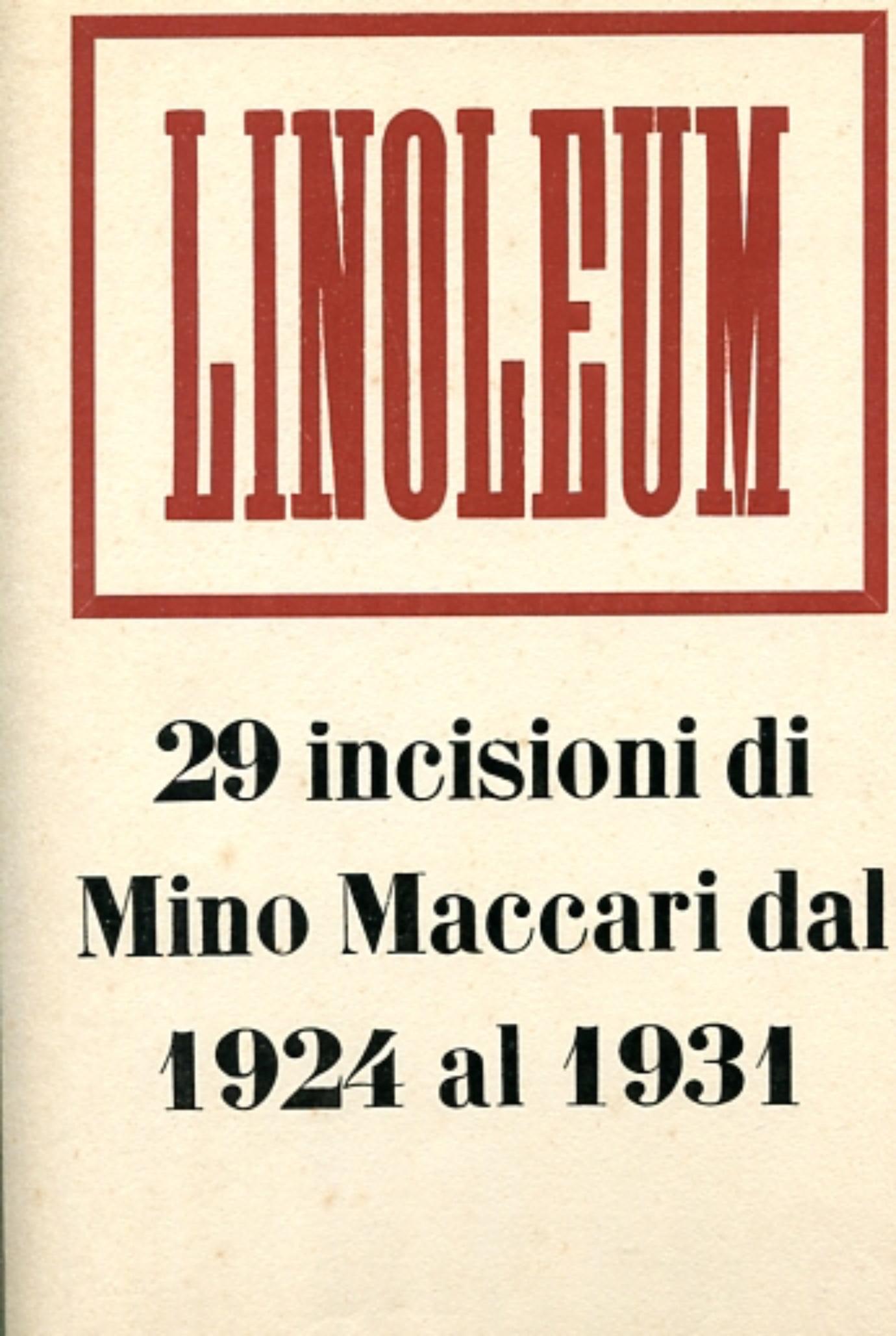 Linoleum - Rare Illustrated Book by Mino Maccari - 1931