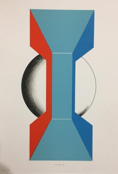 Oktober: The Silence mit 2 Lithografien von Kumi Sugar - 1970