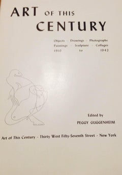 Vintage Art of This Century - Rare Book Published by Peggy Guggenheim - 1942