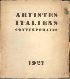 Livre rare « Artistes italiens contemporains », 1927