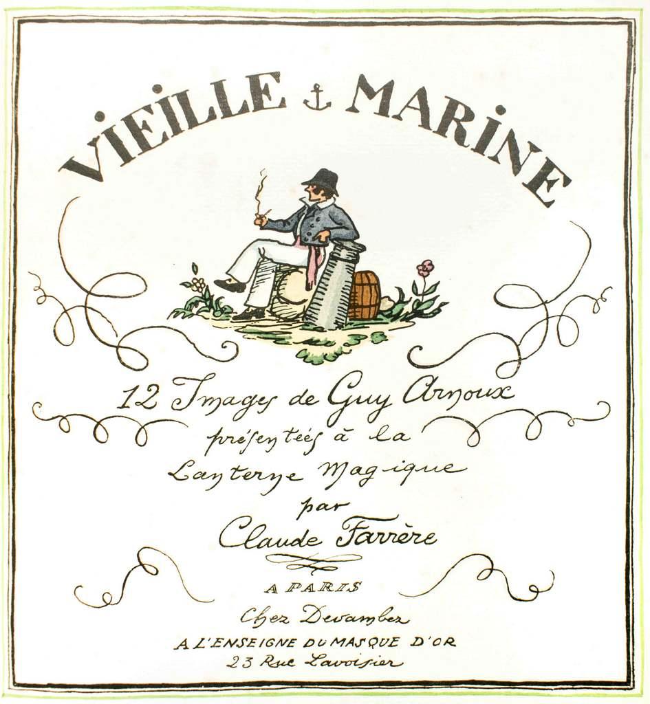 Vieille Marine - Rare Book by C. Farrère illustrated by G. Arnoux - 1920
