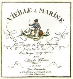 Antique Vieille Marine - Rare Book by C. Farrère illustrated by G. Arnoux - 1920