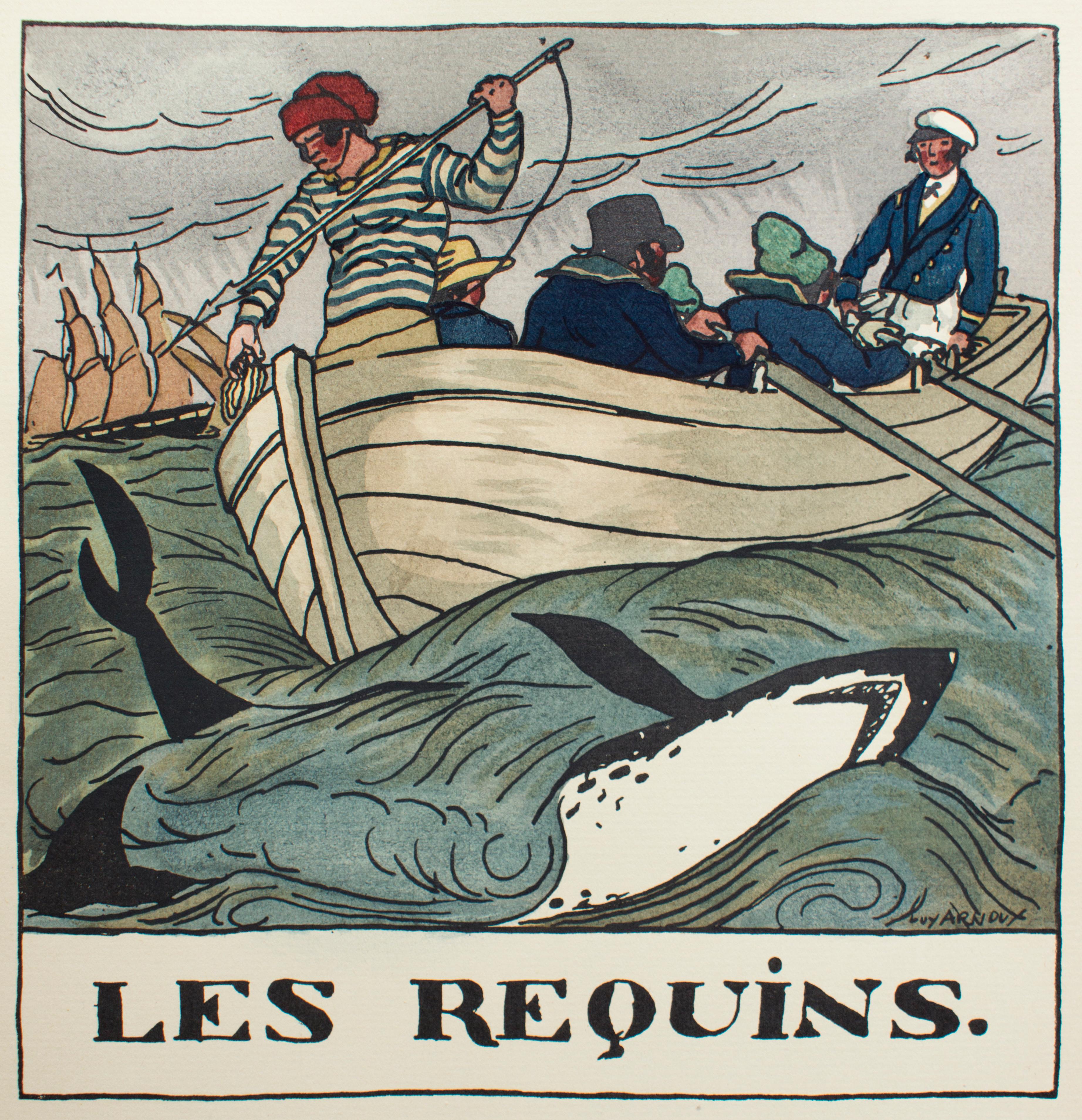 Vieille Marine - Livre rare de C.Farrère illustré par G. Arnoux - 1920 en vente 7