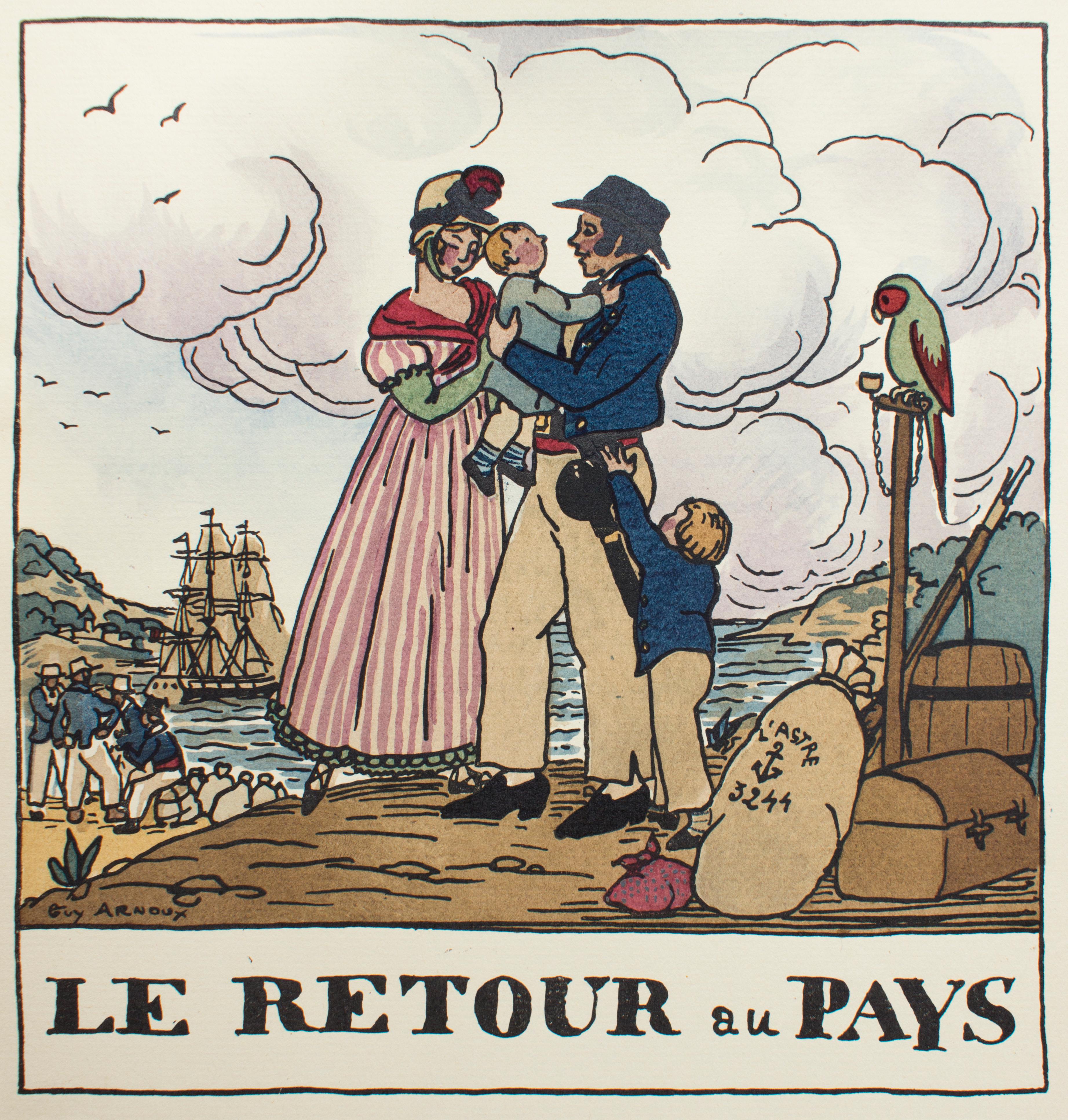 Vieille Marine - Livre rare de C.Farrère illustré par G. Arnoux - 1920 en vente 8