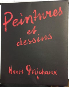 Peintures et Dessins. Gemälde und Zeichnungen – Seltenes Buch von Henry Michaux – 1946