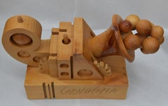 Cornucopia - Wooden Sculpture by Ferdinando Codognotto - 2017