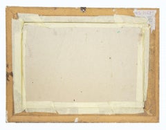 Rom, Trinità dei Monti - Bleistiftzeichnung von Domenico Colao 1930s