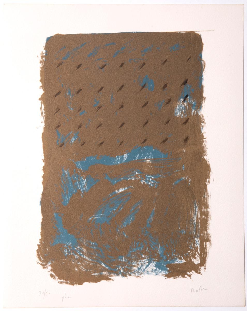 Gregorio Botta Abstract Print - Composition - Lithograph - Late 20th century