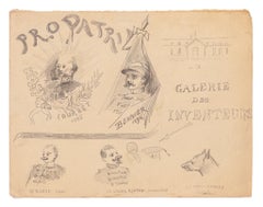 Studies - Original Pencil Drawing on Paper - Early 20th Century
