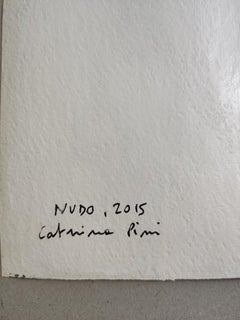 Nude - Original Mixed Media on Paper by Caterina Pini - 2015
