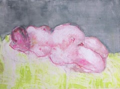 Nude III - Original Mixed Media on Paper by Caterina Pini - 2015