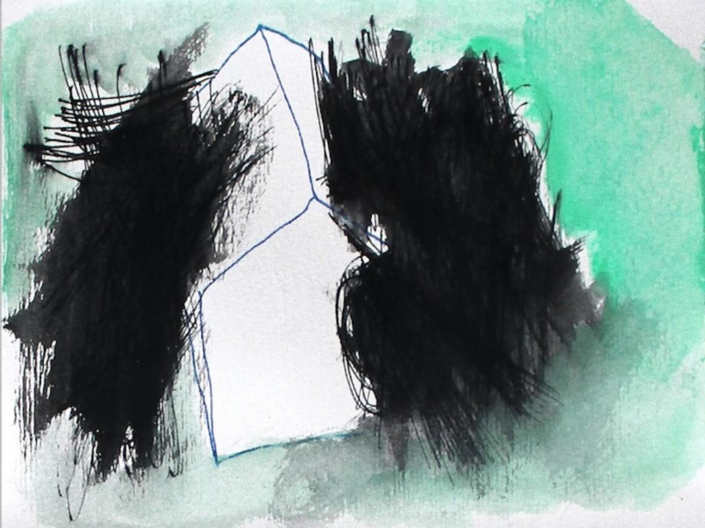 Coppia di Casematte is an original Contemporary Artwork realized by Caterina Pini (Milan, 1968) in 2018. 

Original Mixed Media. Watercolor, ballpoint pen and water-colored pastels on paper.

Cardboard dimensions: 30 x 22 cm, the single work at the