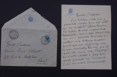 Vintage Apology Letter by Giuliano Balbino - 1938