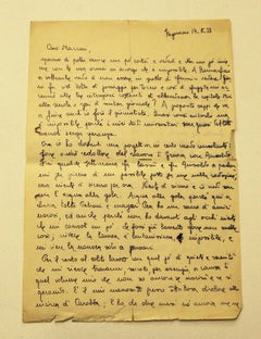 Carta de Arrigo Benedetti a Mino Maccari - 1933