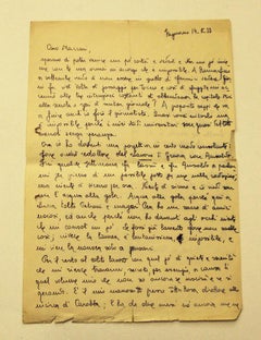  Brief von Arrigo Benedetti an Mino Maccari – 1933