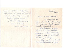 Letters by Milena Barilli to the Countess Pecci Blunt - 1943/1937