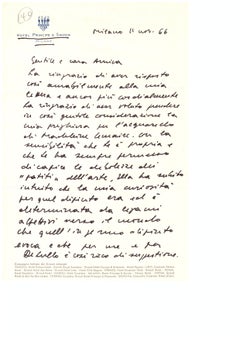 Correspondence by Romolo Valli - 1960s