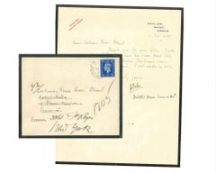 Lettre de Hilaire Belloc à la comtesse Pecci Blunt - 1937
