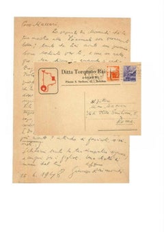 Autogramm von Giuseppe Raimondi – 1948