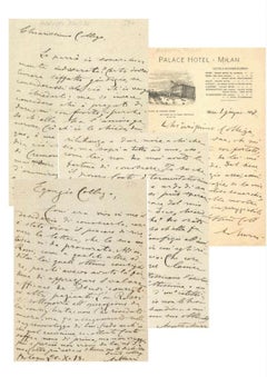 Correspondence by Augusto Murri - 1917/18