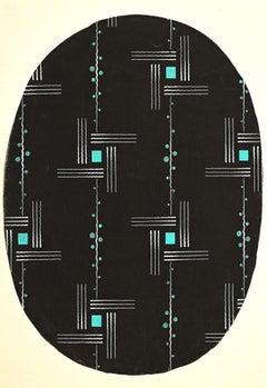 Composition 9 - Painting by Clément Kons - 1920s