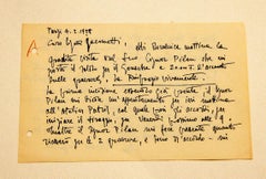 Carta de Silvano Bozzolini - 1958