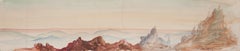 Landscape - Original Watercolor signed "Chantau Reclan" - Early 20th Century
