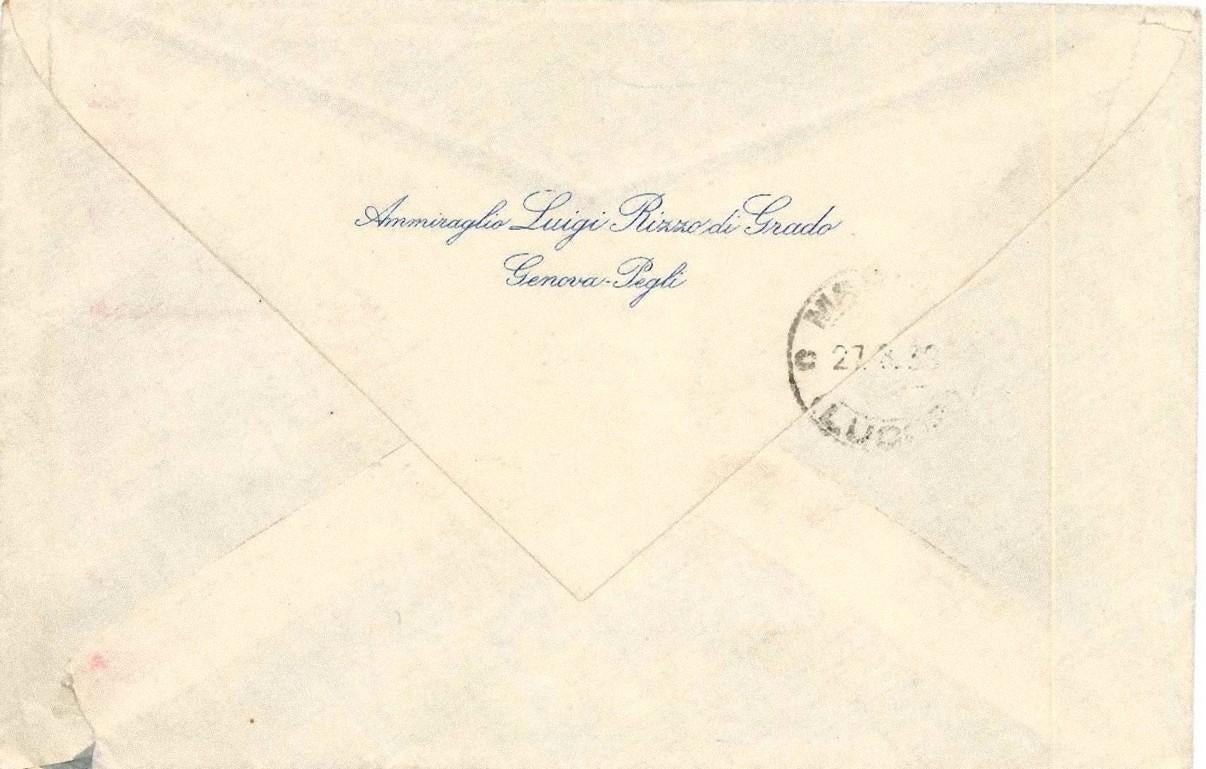Lettera di Libero De Libero alla Contessa Pecci Blunt - Fine anni '30 in vendita 3