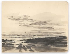 Black Sea Horizon - Original Ink by Louis-Charles Willaume - 1938