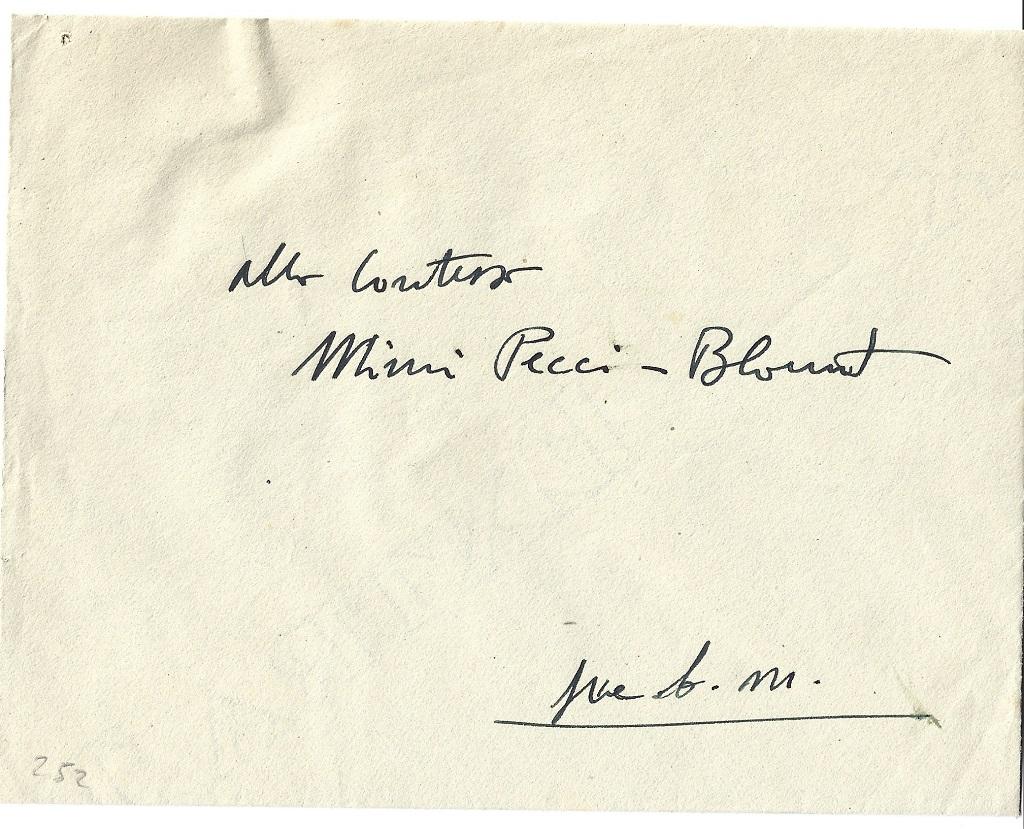 Lettre de Renato Guttuso à propos des fausses vérifications - 1952 en vente 1