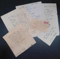 Collection of Autograph Letters by Corrado Cagli - 1930s