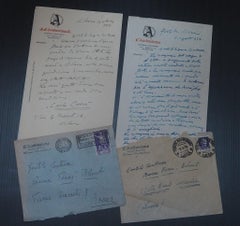 De Milan à New York - Autographes de Carlo Carr - 1938