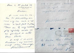 Bedeutende Briefe von Abel Bonnard - 1930er Jahre